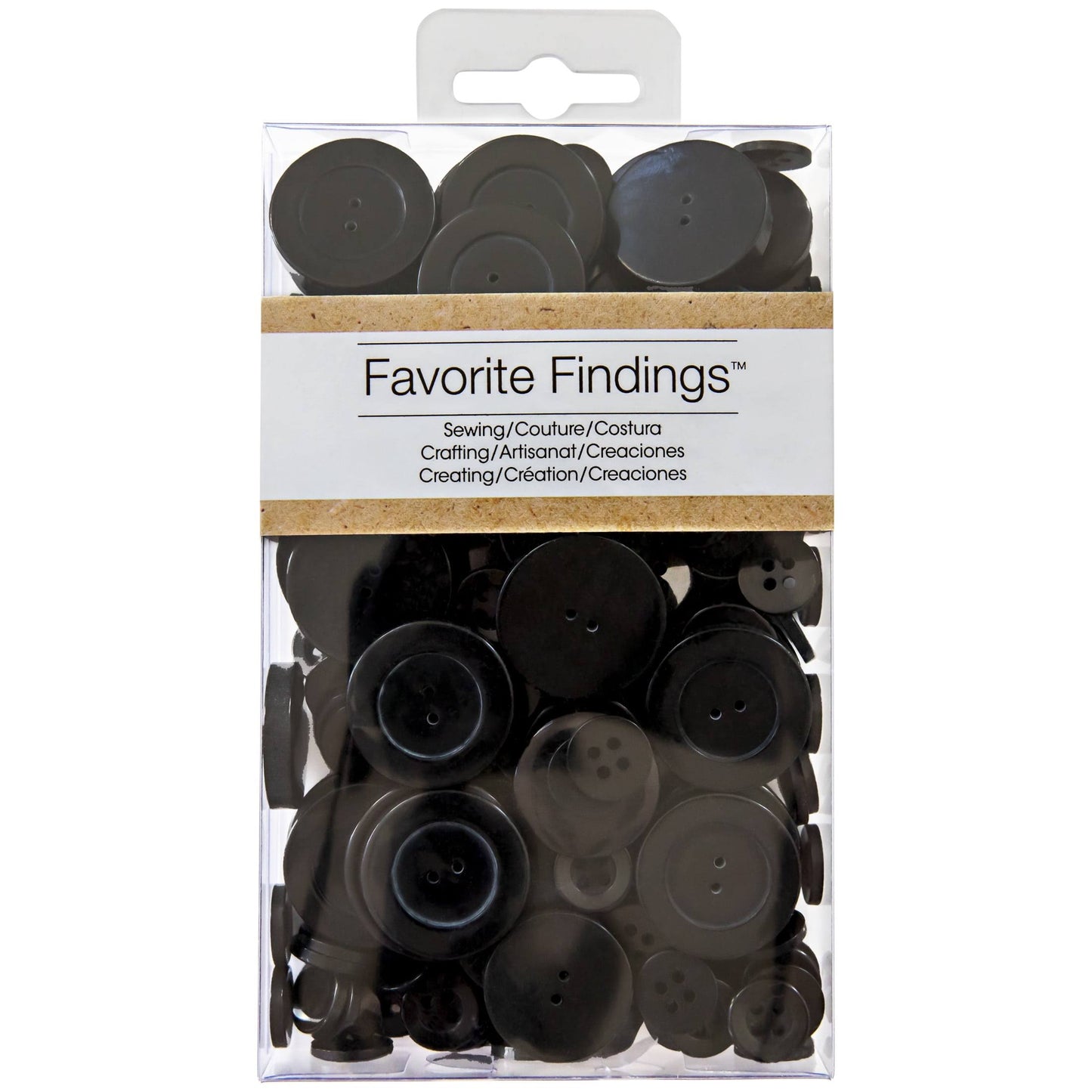 Favorite Findings Multi-Count Black Value Buttons