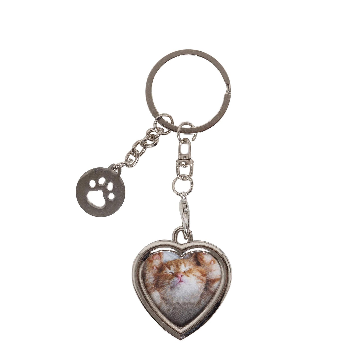 Pearhead Heart Photo Keychain