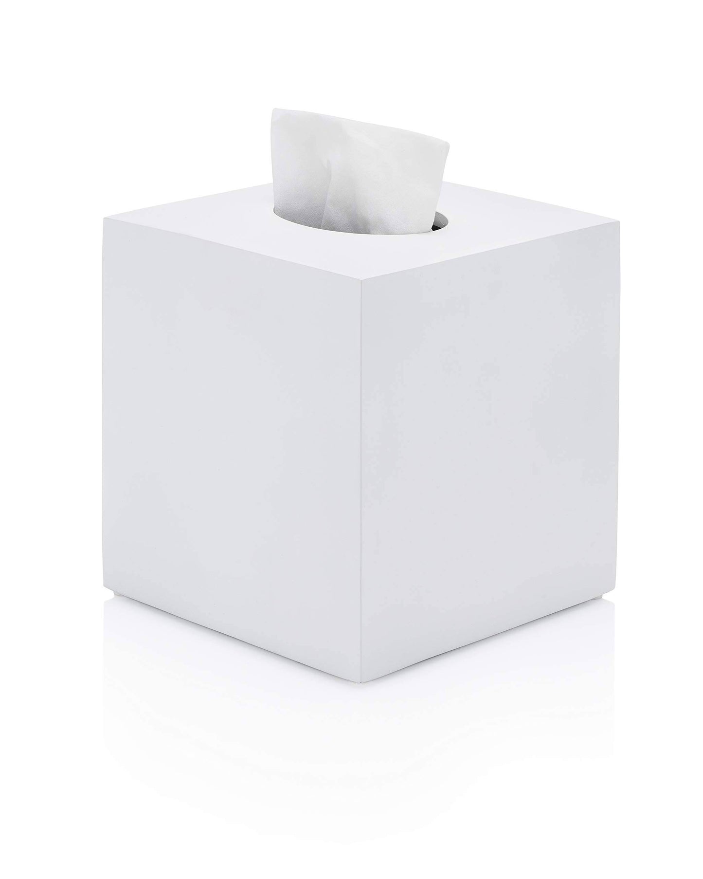 Essentra Home Matte Square Tissue Box Cover